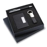 355 - Tükenmez Kalem & Kartvizitlik & Anahtarlık Set